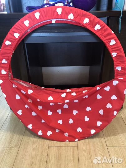 Обруч, чехол, скакалка и мяч