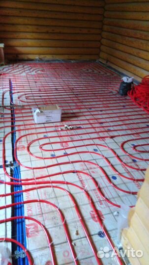 Монтаж отопления под ключ, теплый пол, отопление
