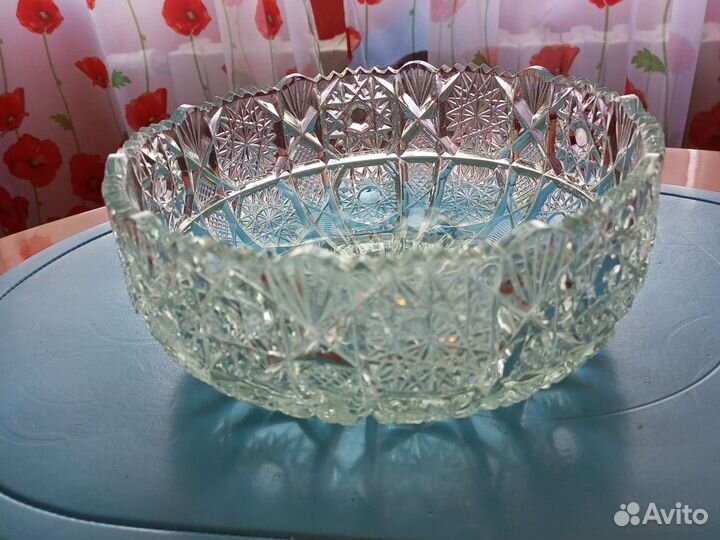 Ваза хрустальная большая СССР