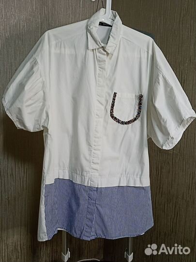 Платье-рубашка zara