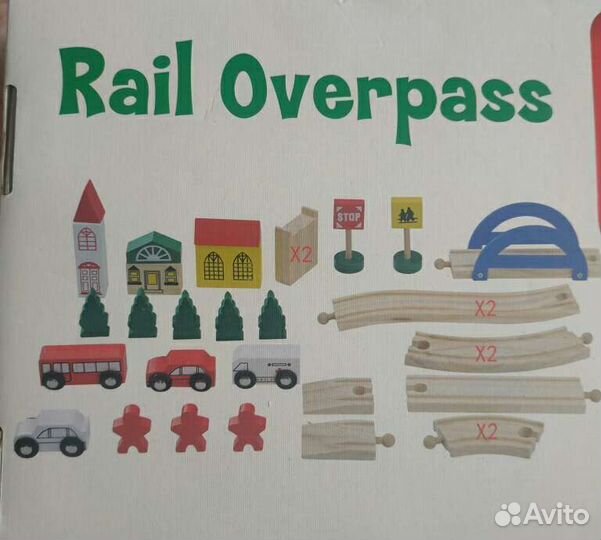 Конструктор город деревянный