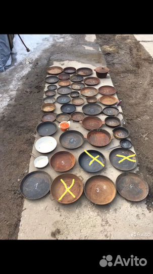 Чугунная сковорода СССР