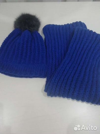 Комплект шапка и шарф