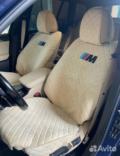 Накидки для авто алькантара, велюр