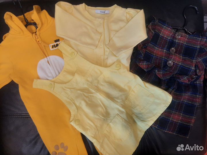 Одежда для девочки пакетом 80 86