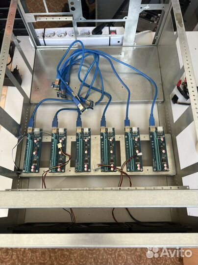 Корпус для майнинга на 6карт