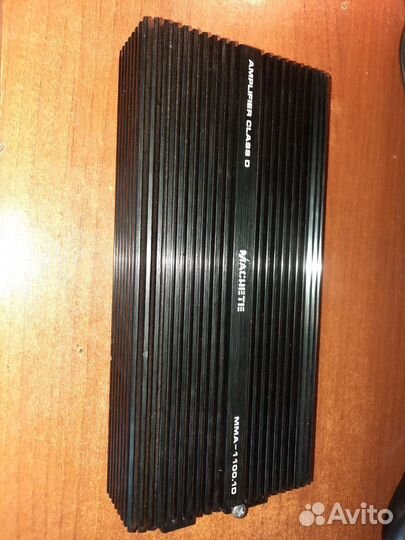 Сабвуфер и усилитель