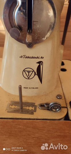 Швейная машина tikka Финляндия