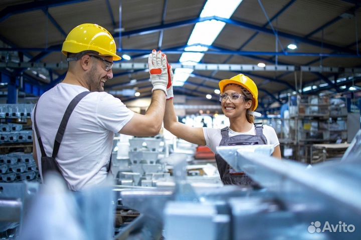 Сотрудники на производство Еженедельная оплата