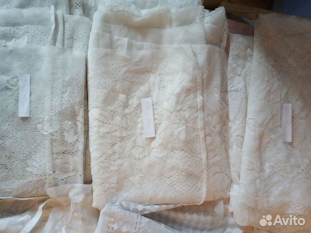 Советский тюль жаккард