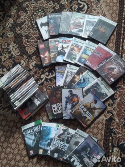 Игровые диски комплект на xbox 360, 42 Шт