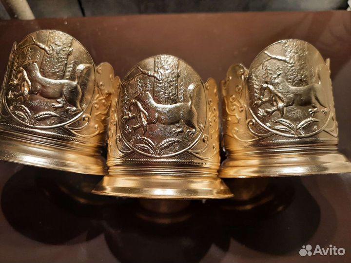 Подстаканники СССР 60-е г 3 шт