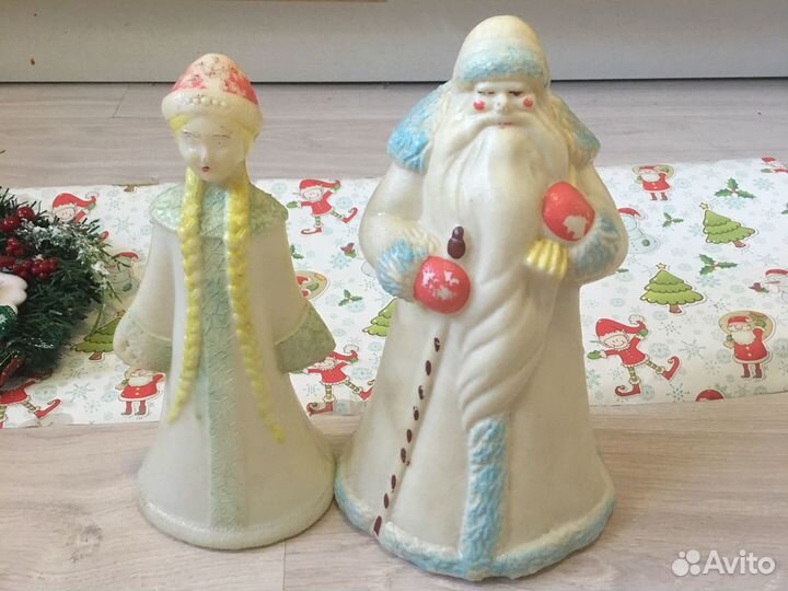 Дед Мороз и снегурочка СССР коляска