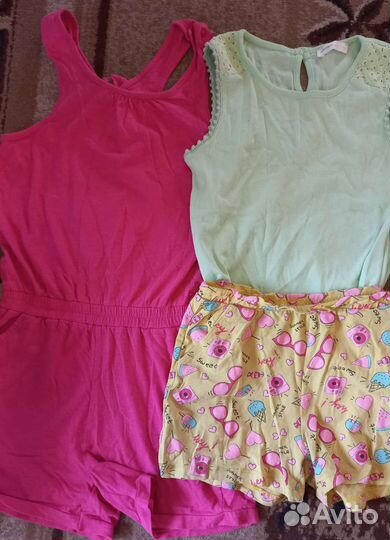 Пакет вещей для девочки 25 шт на 5-7 лет