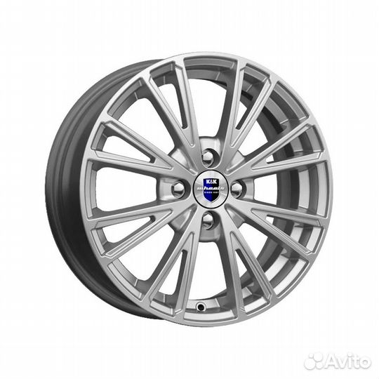 Литые диски 6x15 4x100 67.1 ET35 кик Меандр сильвер