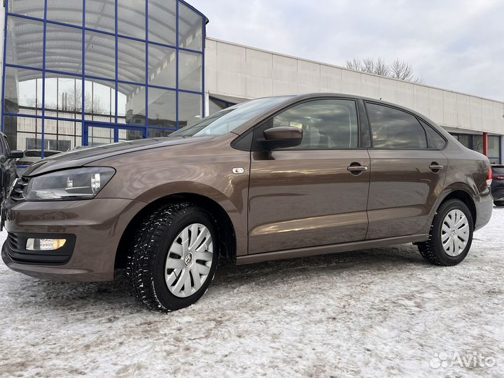 Volkswagen Polo 1.6 AT, 2016, 132 502 км