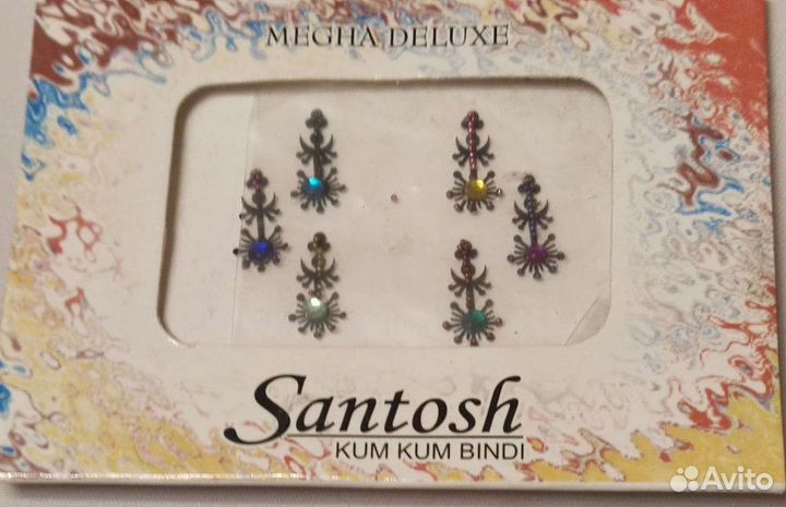 Бинди. Украшение для лица. Точка для лба