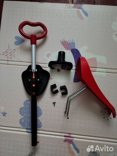 Самокат 3-в-1 с сиденьем и родительской ручкой