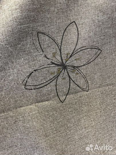 Шторы рогожка бежевые