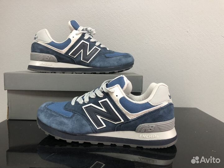 Кроссовки new balance 574 синие