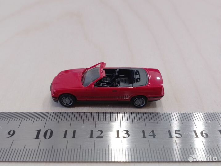 BMW 3er E36 (1990-2000) Cabrio без крыши, красный