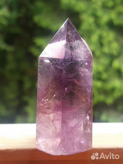 Малахит, розовый кварц и аметист