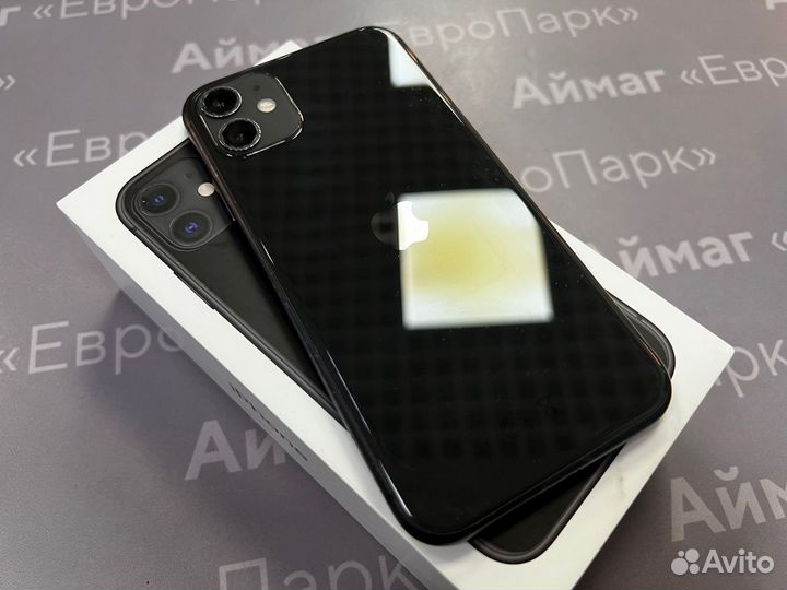 Apple iPhone 11 64 гигабайта Черный