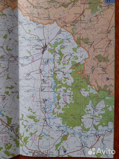 Атлас мира, карта Пензы, области