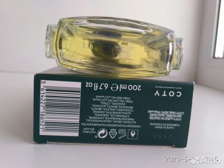 Мужская туалетная вода Coty Crossmen 200 мл