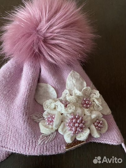 Комплект шапка, шарф