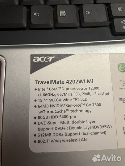 Продам ноутбук Acer