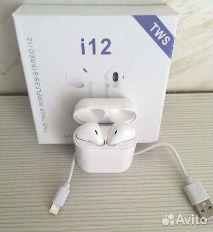 Беспроводные наушники i12 tws