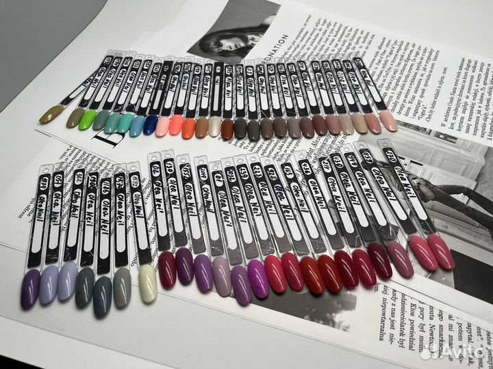 Гель лаки для маникюра набор бу