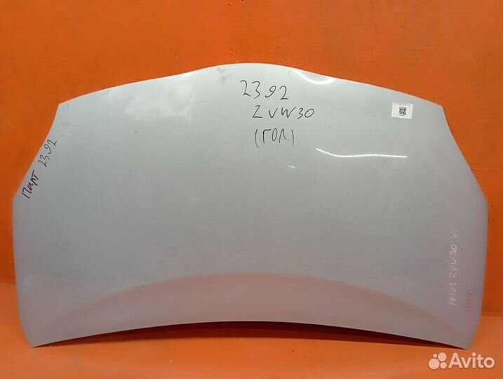 Капот toyota prius ZVW30