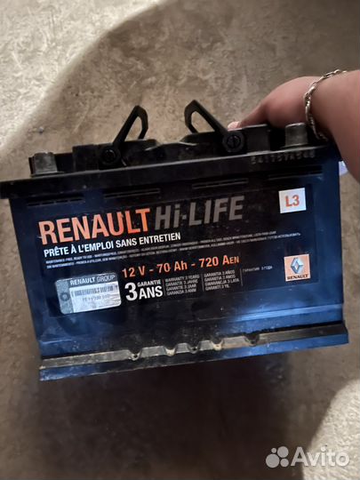 Аккумулятор с renault