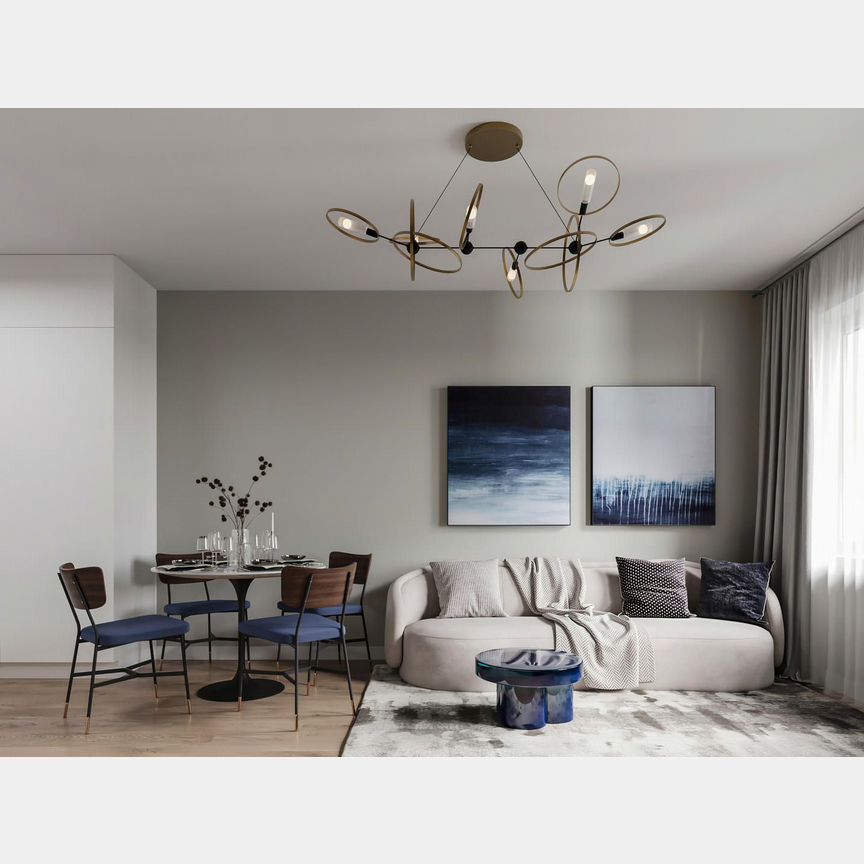 1-к. апартаменты, 37,7 м², 2/23 эт.