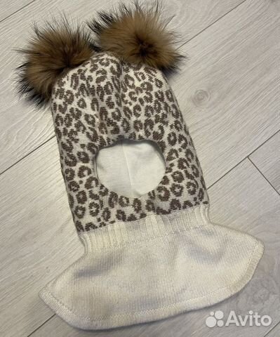 Шапка шлем для девочки 54 56