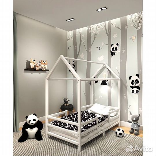 Детская кроватка-домик