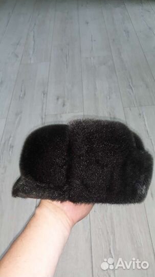 Норковая шапка мужская