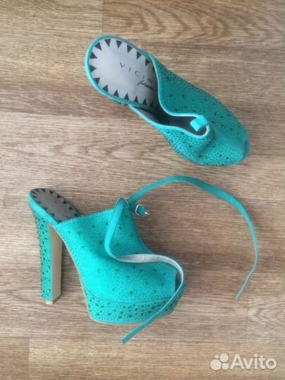 Босоножки туфли со стразами женские 37 размер