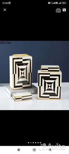 Вазы с крышками Графика