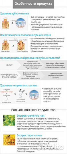 Зубная паста от корейского производителя