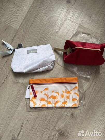 Брендовые косметички Clarins, Biotherm, Faberlic