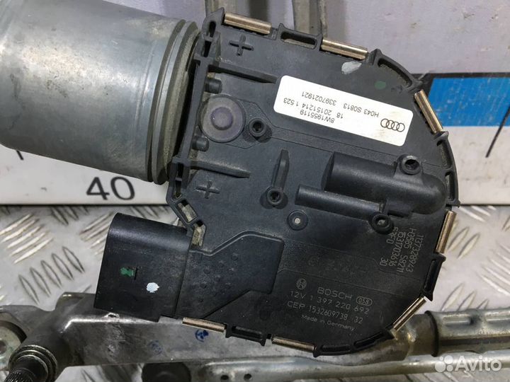 Б/У Трапеция стеклоочистителей Audi A4 B9#001