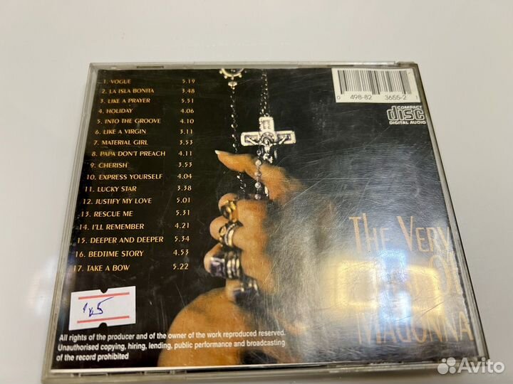 The very best of madonna cd