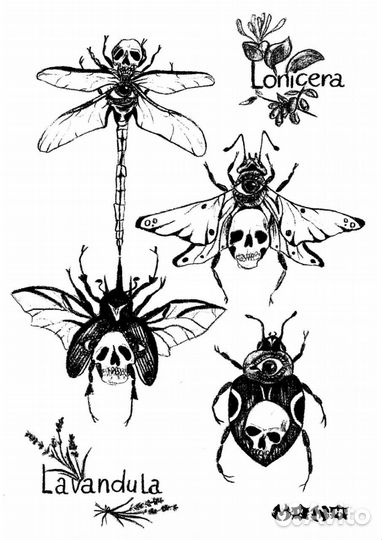 Эскизы тату, рисунки на заказ