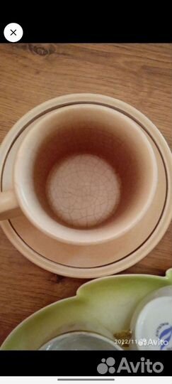 Югославская керамика: супница и чашка