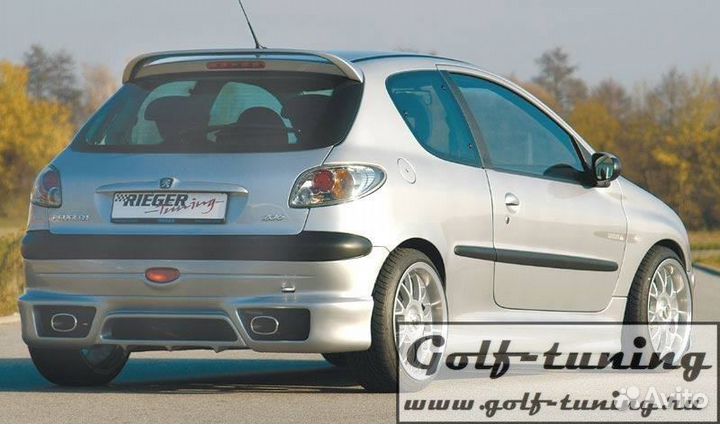 Peugeot 206 98-06 Накладка на задний бампер