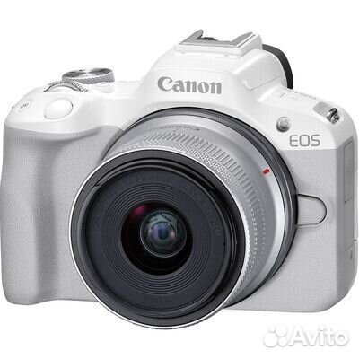 Canon EOS R50 Kit RF-S 18-45mm IS STM White