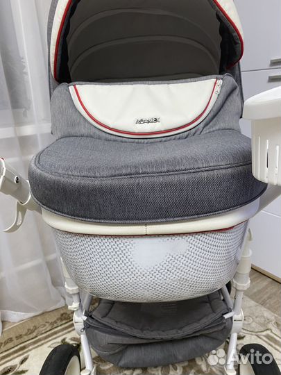 Коляска adamex 3 в 1 monte carbon